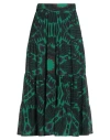Ba&sh Ba & Sh Woman Midi Skirt Green Size 0 Polyester, Elastane