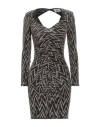Ba&sh Ba & Sh Woman Mini Dress Black Size 2 Polyamide, Polyester, Elastane In Multi