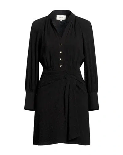 Ba&sh Ba & Sh Woman Mini Dress Black Size 3 Polyester, Viscose, Elastane