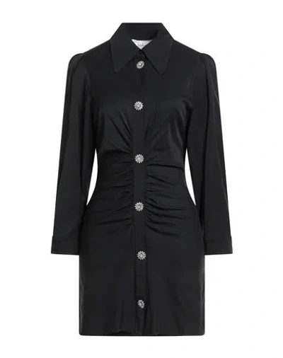 Ba&sh Ba & Sh Woman Mini Dress Black Size 3 Viscose, Lyocell, Elastane