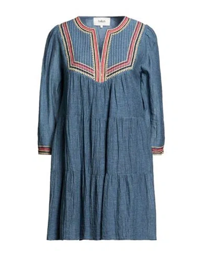 Ba&sh Ba & Sh Woman Mini Dress Blue Size 3 Cotton