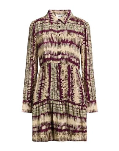 Ba&sh Ba & Sh Woman Mini Dress Garnet Size 3 Viscose In Red