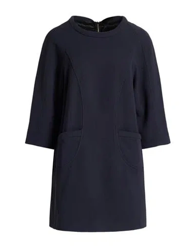 Ba&sh Ba & Sh Woman Mini Dress Midnight Blue Size 3 Viscose, Wool