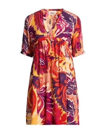 Ba&sh Ba & Sh Woman Mini Dress Red Size 4 Viscose In Multi