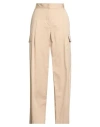 Ba&sh Ba & Sh Woman Pants Beige Size 3 Ecovero Viscose, Cotton, Elastane In Brown