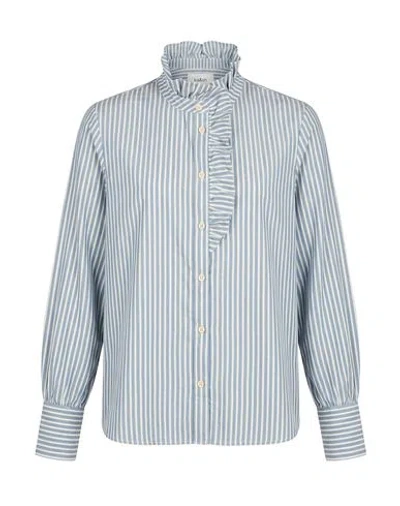 Ba&sh Ba & Sh Woman Shirt Light Blue Size 0 Viscose, Cotton, Linen