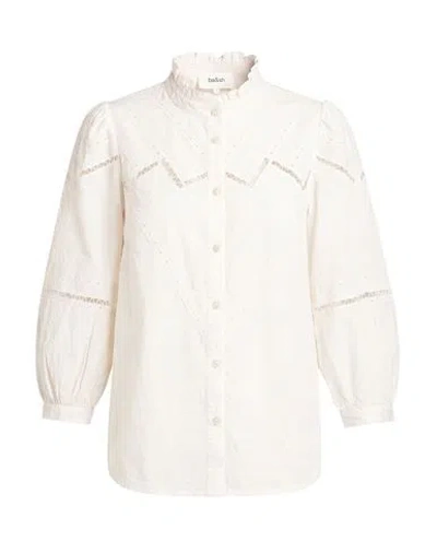 Ba&sh Ba & Sh Woman Shirt Off White Size 0 Cotton In Black