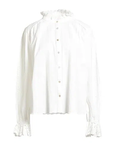 Ba&sh Ba & Sh Woman Shirt White Size 3 Cotton, Linen
