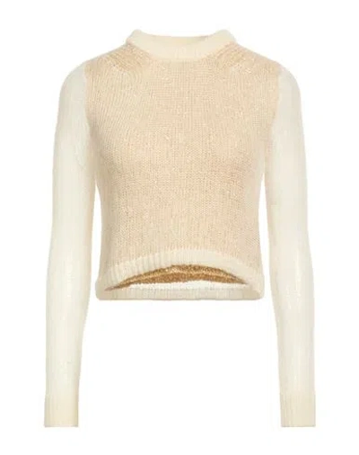Ba&sh Ba & Sh Woman Sweater Ivory Size 3 Mohair Wool, Polyamide, Wool In White