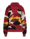 Ba&sh Ba & Sh Woman Sweater Red Size 2 Acrylic, Wool, Alpaca Wool, Synthetic Fibers, Mohair Wool In Red