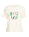 Ba&sh Ba & Sh Woman T-shirt Beige Size 1 Cotton In White