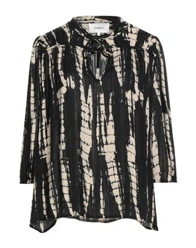 Ba&sh Ba & Sh Woman Top Black Size 2 Viscose, Metallic Fiber