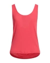 Ba&sh Ba & Sh Woman Top Coral Size 2 Modal, Elastane In Red