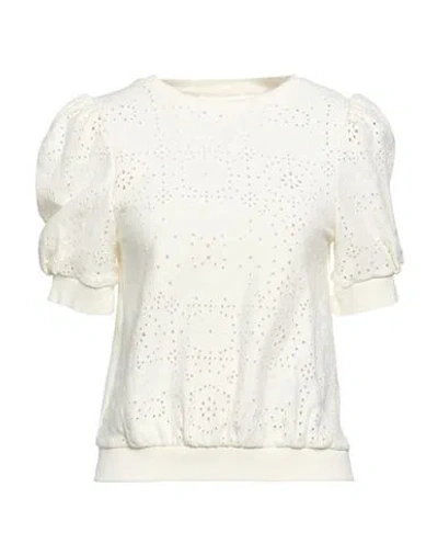 Ba&sh Ba & Sh Woman Top Ivory Size 3 Cotton, Elastane In White