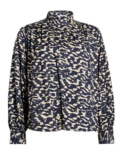 Ba&sh Ba & Sh Woman Top Navy Size 0 Viscose In Blue