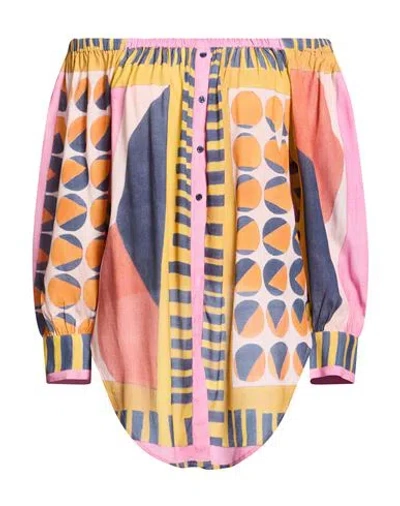 Ba&sh Ba & Sh Woman Top Pink Size 3 Viscose In Multi