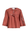 Ba&sh Ba & Sh Woman Top Tan Size 3 Cotton In Brown