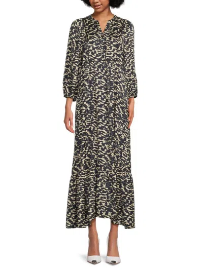BA&SH WOMEN'S AGATHA PRINTED A-LINE MAXI DRESS