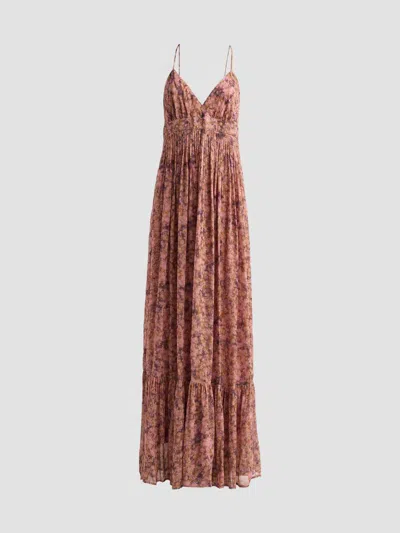 Ba&sh Women's Agnes Floral Maxi Dress In Rose
