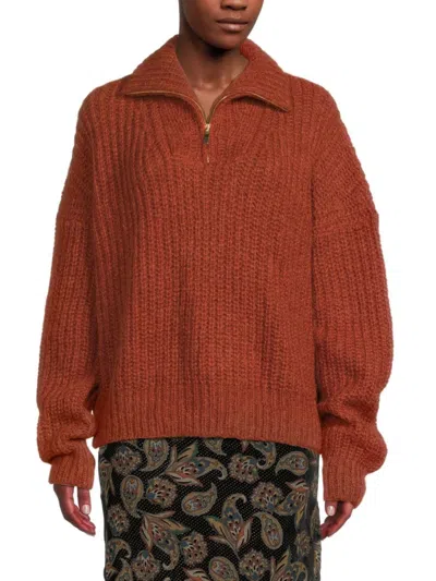 Ba&sh Women's Beltane Mohair-blend Sweater In Brown