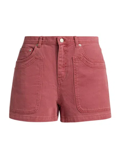 Ba&sh Women's Bevy Denim Shorts In Pink