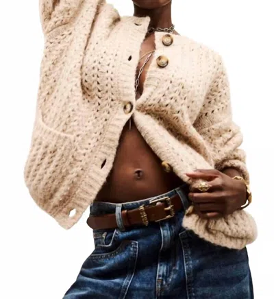 Ba&sh Women's Bosic Cardigan In Beige In Neutral
