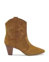 Ba&sh Suede Boots In Gold