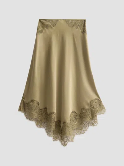 Ba&sh Women's Coni Slip Midi Skirt In Brown