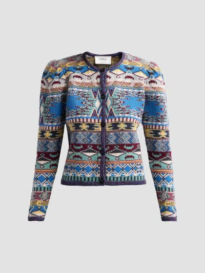 Ba&sh Women's Maja Puff-sleeve Cardigan In Multicolor