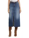 Ba&sh Matemática Midi Skirt In Blue