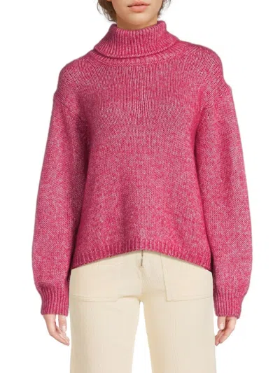Ba&sh Alovie Alpaca-blend Sweater In Pink