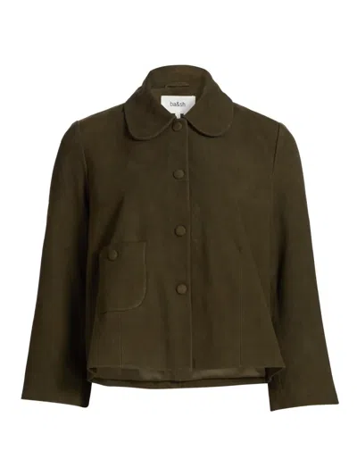 Ba&sh Women's Milos Leather Jacket In Brown