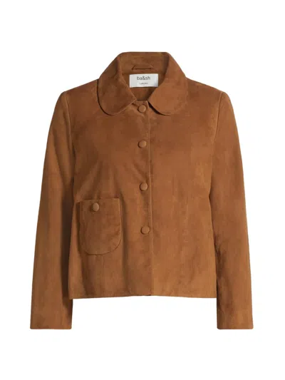 BA&SH WOMEN'S MILOS LEATHER JACKET