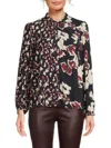 Ba&sh Milena Top In Bordeaux In Multi