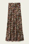 Ba&sh Women's Onintia Midi Skirt In Ocre In Brown