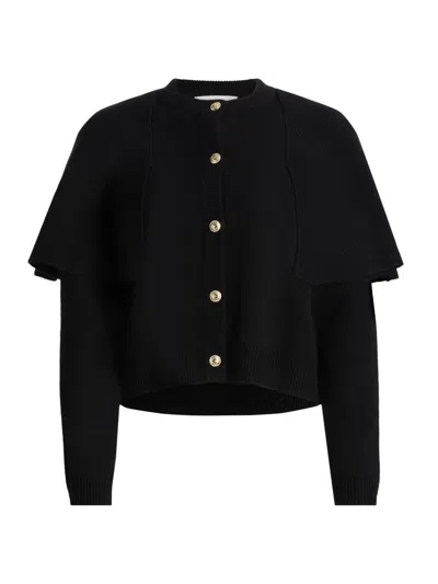 Ba&sh Women's Peggy Wool Cardigan In Black