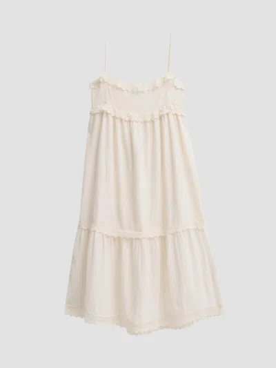 Ba&sh Women's Penny Lace Midi Dress In Sand