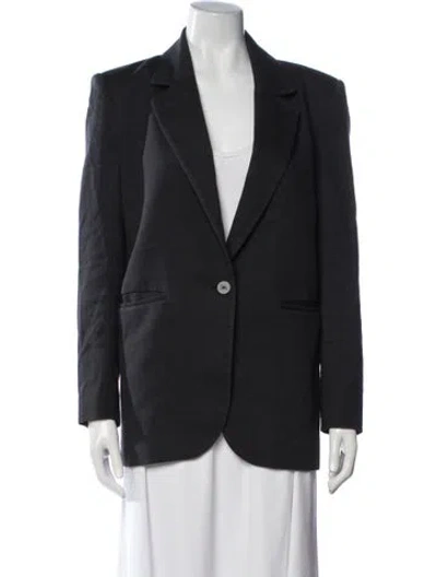 Pre-owned Ba&sh Wool Blazer In Grey
