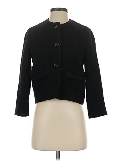 Pre-owned Ba&sh Wool Cardigan Sweater In Black