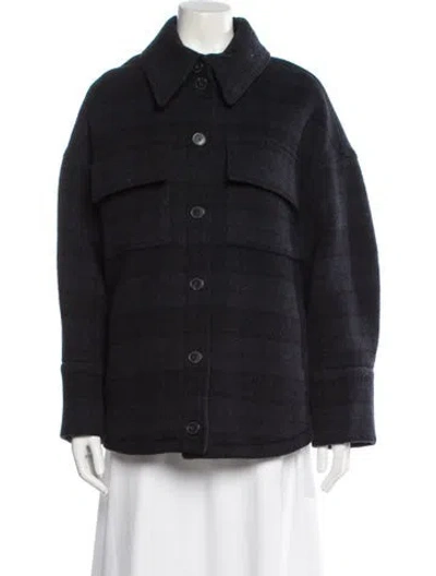 Pre-owned Ba&sh Wool Coat In Black