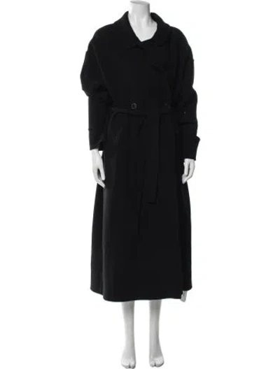 Pre-owned Ba&sh Wool Coat In Black