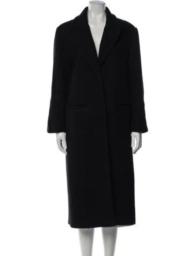 Pre-owned Ba&sh Wool Coat In Black