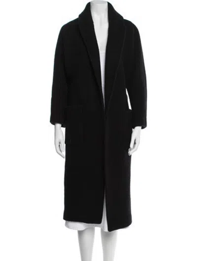 Pre-owned Ba&sh Wool Coat In Black