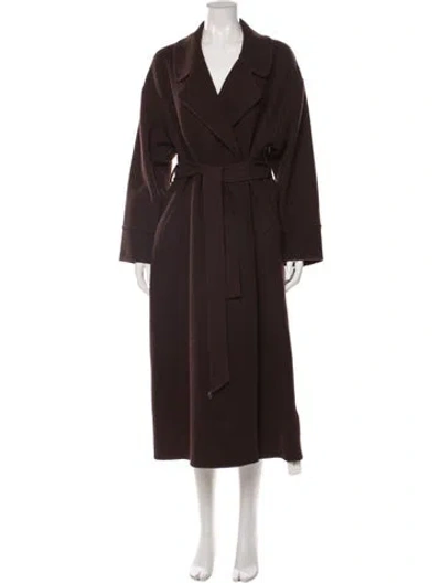 Pre-owned Ba&sh Wool Coat In Brown