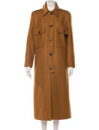 Pre-owned Ba&sh Wool Coat In Brown