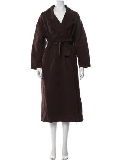 Pre-owned Ba&sh Wool Coat In Brown