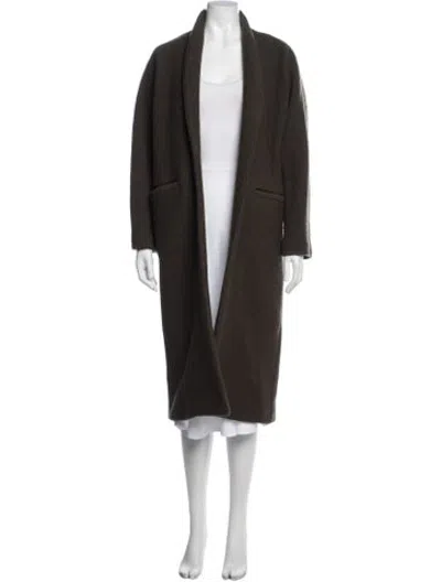 Pre-owned Ba&sh Wool Coat In Brown