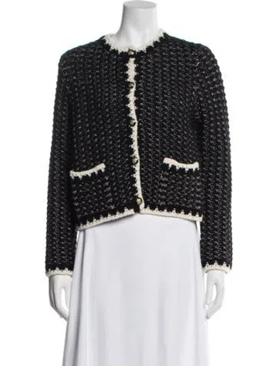 Pre-owned Ba&sh Wool Crew Neck Sweater In Black
