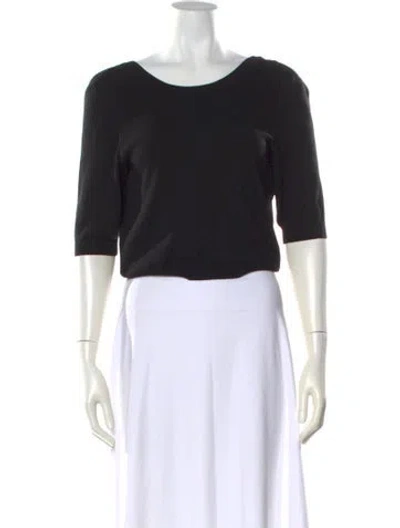 Pre-owned Ba&sh Wool Crew Neck Sweater In Black