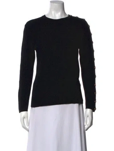 Pre-owned Ba&sh Wool Crew Neck Sweater In Black